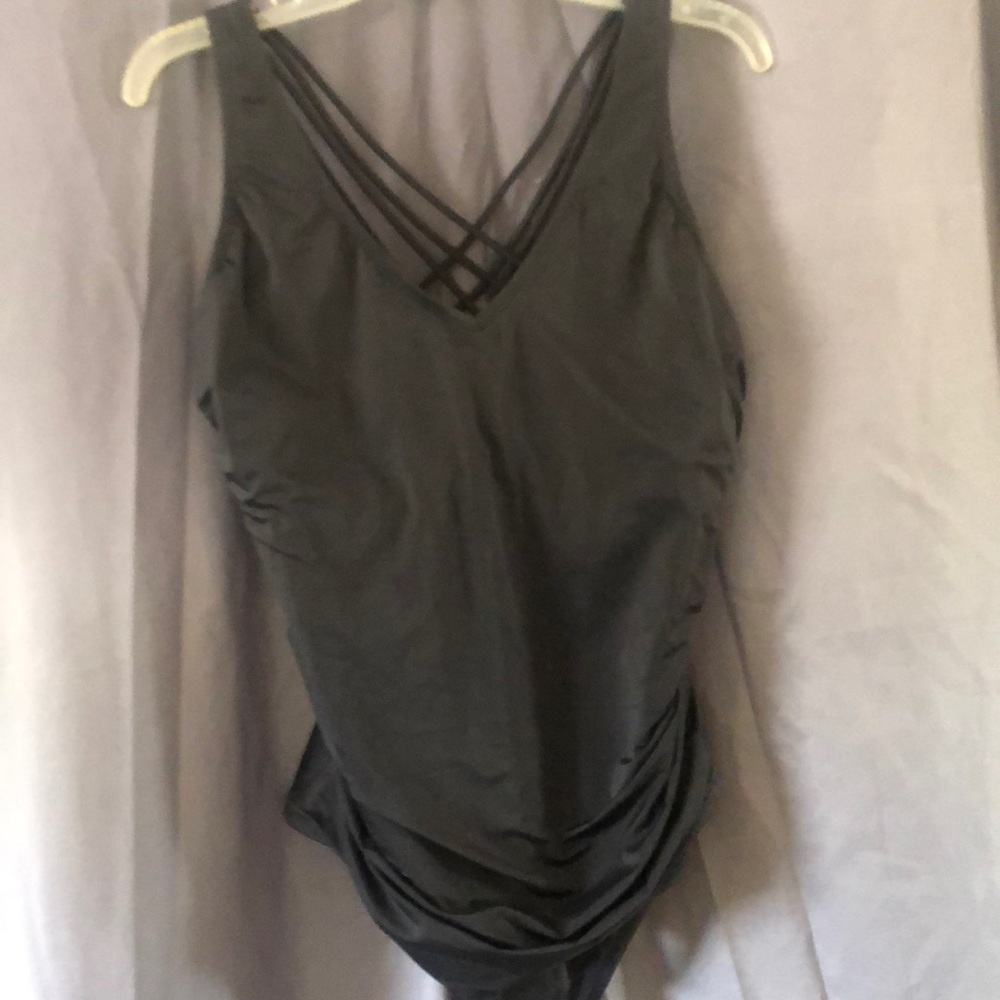 DREAMSUIT Black One Piece Swimsuit